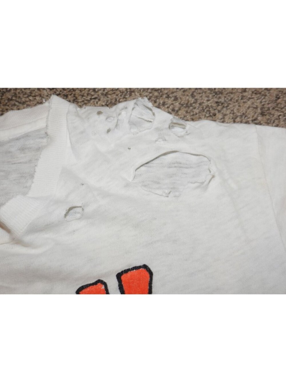 Vintage 1985 Faction Punk Rock Music Tour Single Stitch T-Shirt Medium Thrashed - Picture 2 of 7